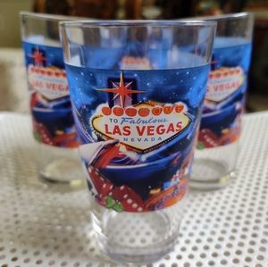 Vintage Las Vegas Bar Glasses